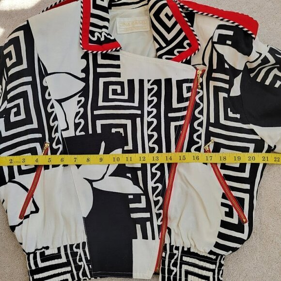 Super Cool Retro Dina Bar El Jacket for HI Tech - Vintage 90's - RARE! - Picture 10 of 12